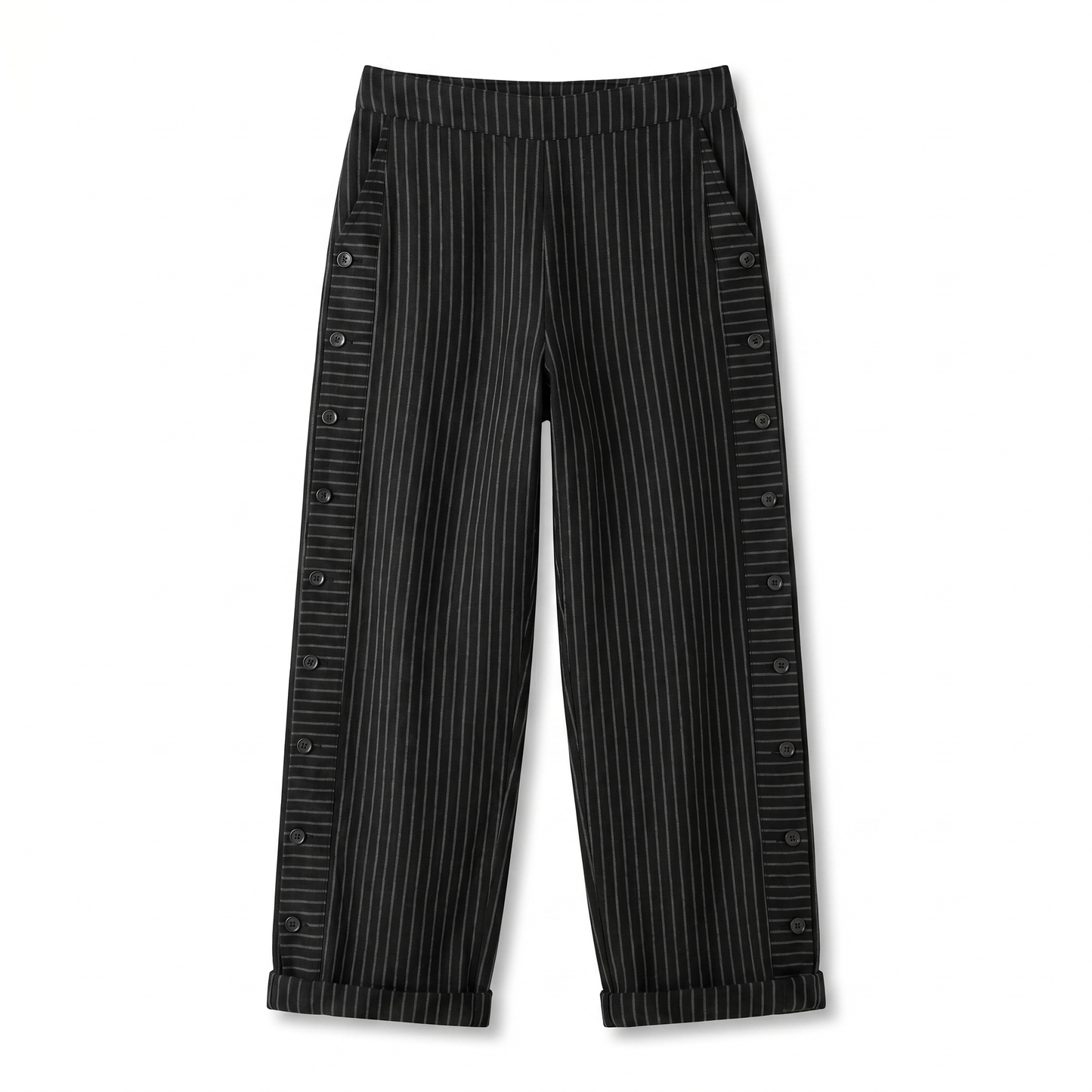 Women's Striped Wide Leg Pants Relaxed Fit Summer Trousers - Image 9