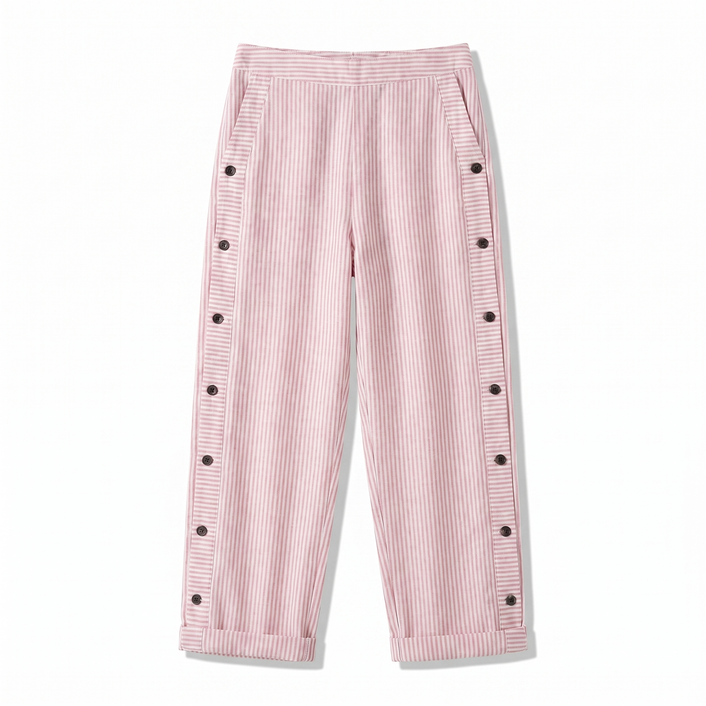 Women's Striped Wide Leg Pants Relaxed Fit Summer Trousers - Image 7