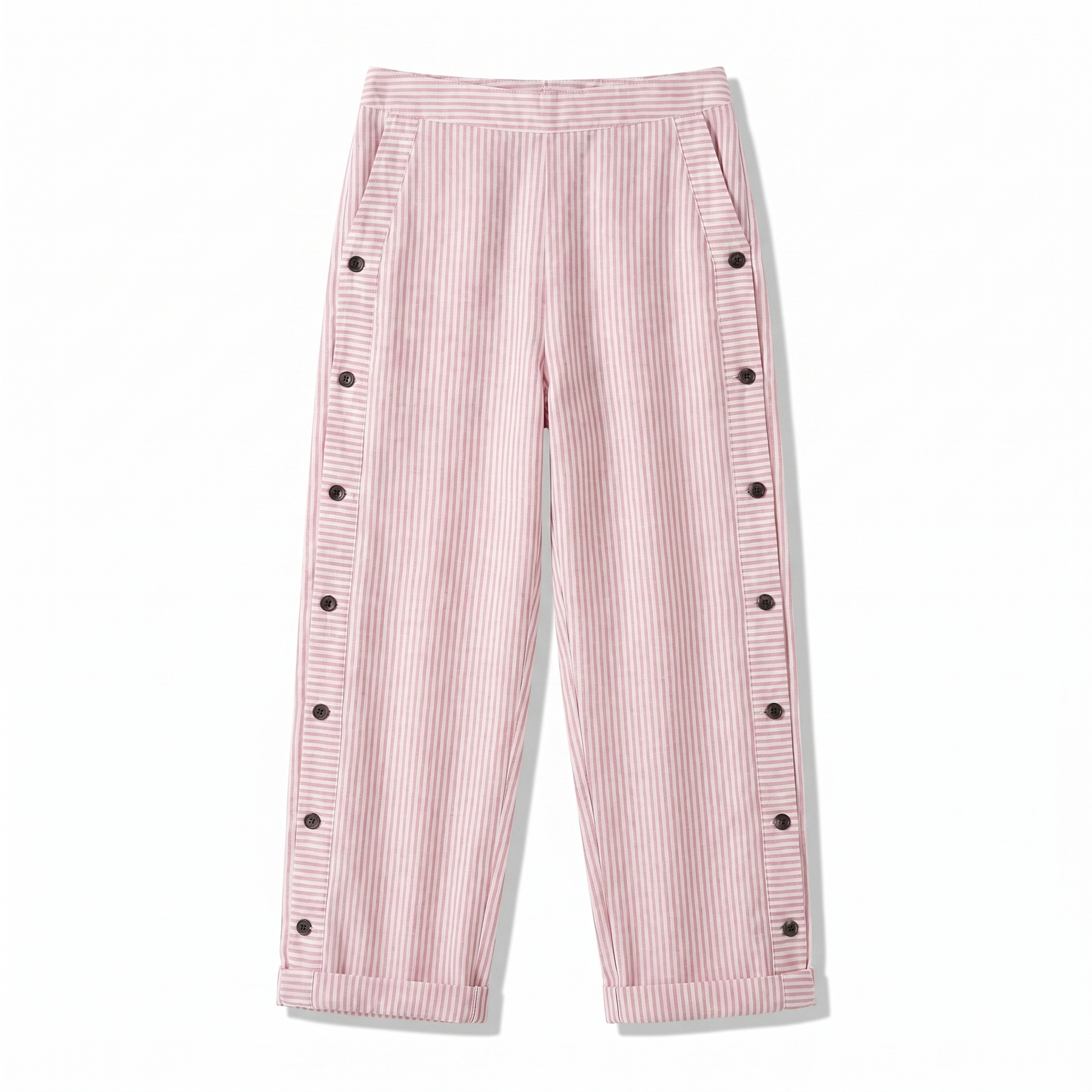 Women's Striped Wide Leg Pants Relaxed Fit Summer Trousers - Image 7