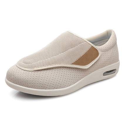 Women's Wide Fit Mesh Slip-On Shoes Adjustable Strap Air Cushion - Image 2