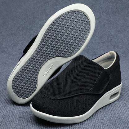 Women's Wide Fit Mesh Slip-On Shoes Adjustable Strap Air Cushion - Image 4