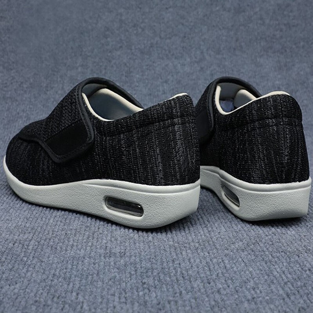 Women's Wide Fit Mesh Slip-On Shoes Adjustable Strap Air Cushion - Image 5