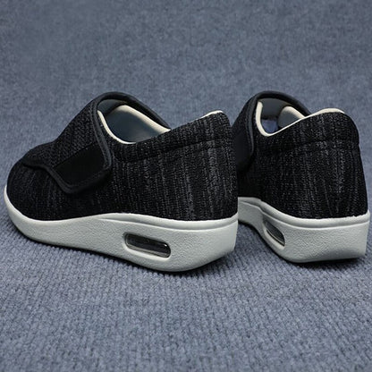 Women's Wide Fit Mesh Slip-On Shoes Adjustable Strap Air Cushion - Image 5