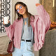 Gracelyn – Oversized Cropped Bomber Jacket Women