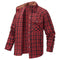 Checked Overshirt with Brushed Lining and Relaxed Fit