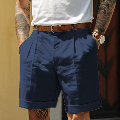 Melorien - Short homme en lin et coton