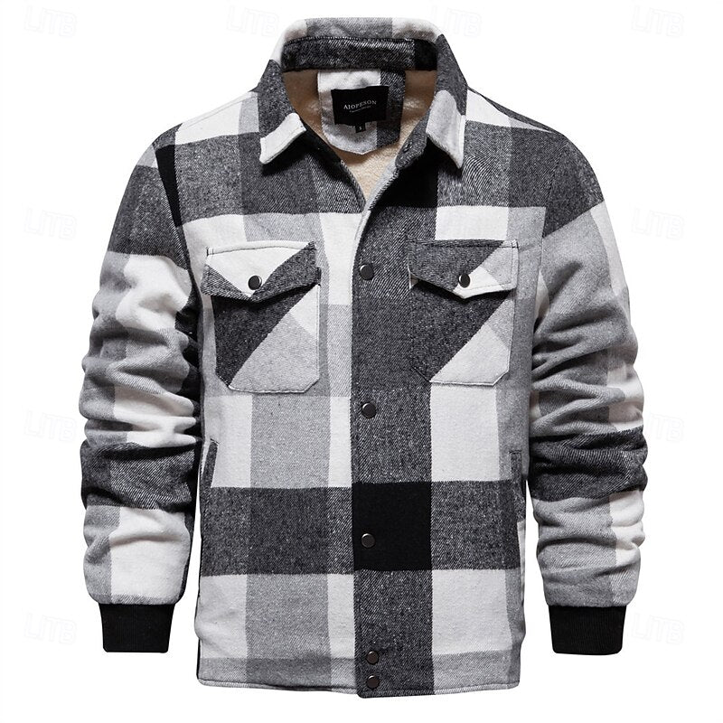 Prescott | Rugged Check Shirt Jacket - Image 7