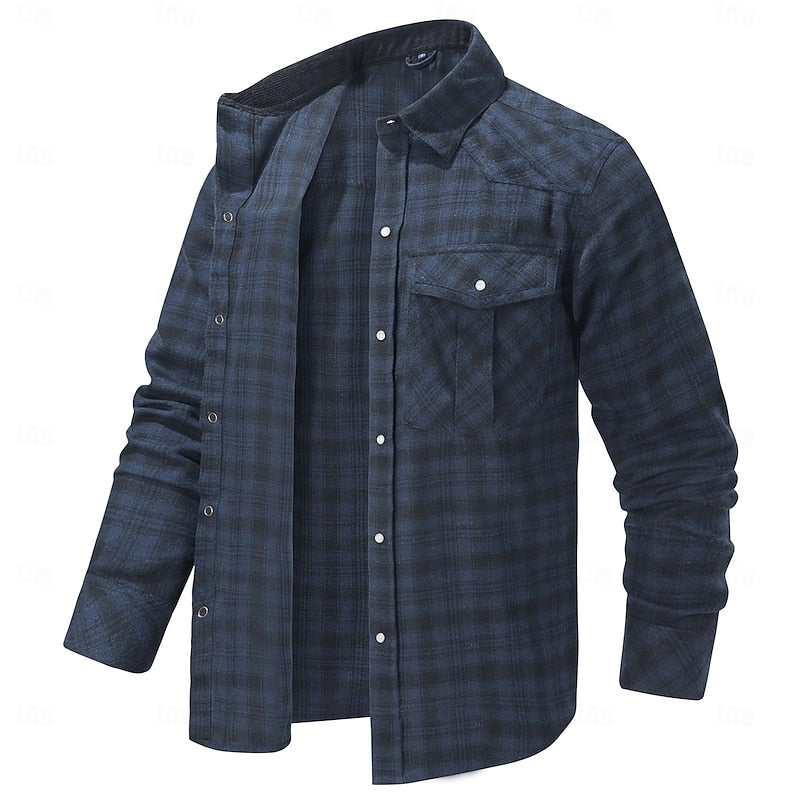 Bellamy | Rugged Checked Overshirt - Image 5