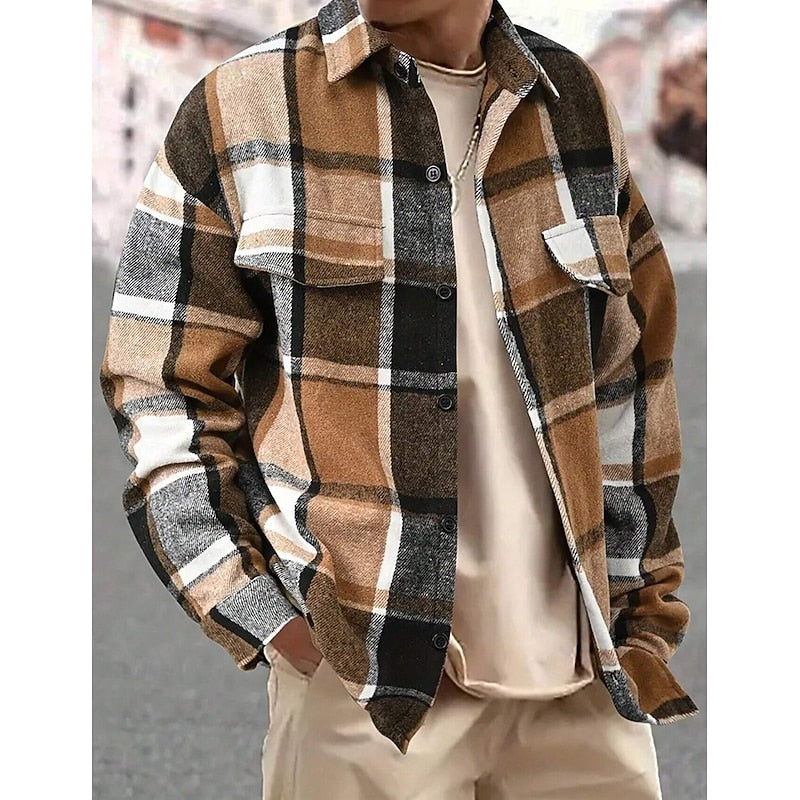 Cormac | Rugged Check Overshirt - Image 2