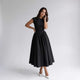 Women Fit Flare Sleeveless A-Line Midi Dress Wedding Guest - Image 15