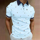 Men's Lightweight Nautical Print Polo Shirt - Image 3