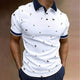 Men's Lightweight Nautical Print Polo Shirt - Image 4
